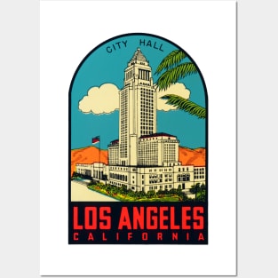 1960s Los Angeles City Hall Posters and Art